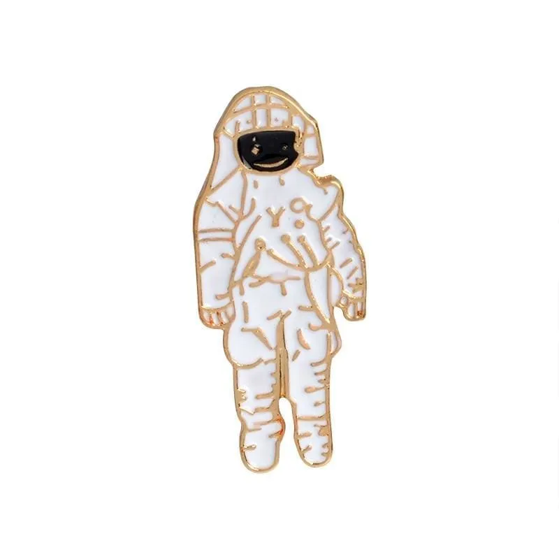 Space astronomy brooches