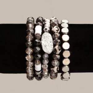 Stacked Druzy Bracelet