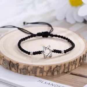 Star of David Red String Bracelet for Women Lucky Amulet Magen David Charm Bracelet Jewelry