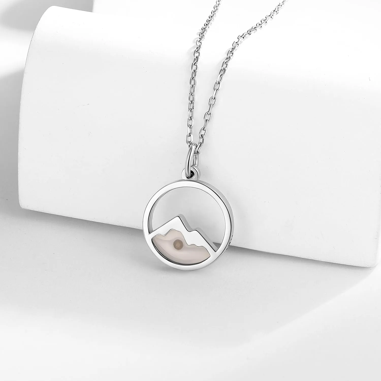 Sterling Silver 925 Mustard Seed Ring Necklace Matthew 17:20 Faith Jewelry Faith Move Mountains Unique Believer gift