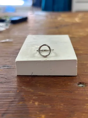 Sterling Silver Circle Ring
