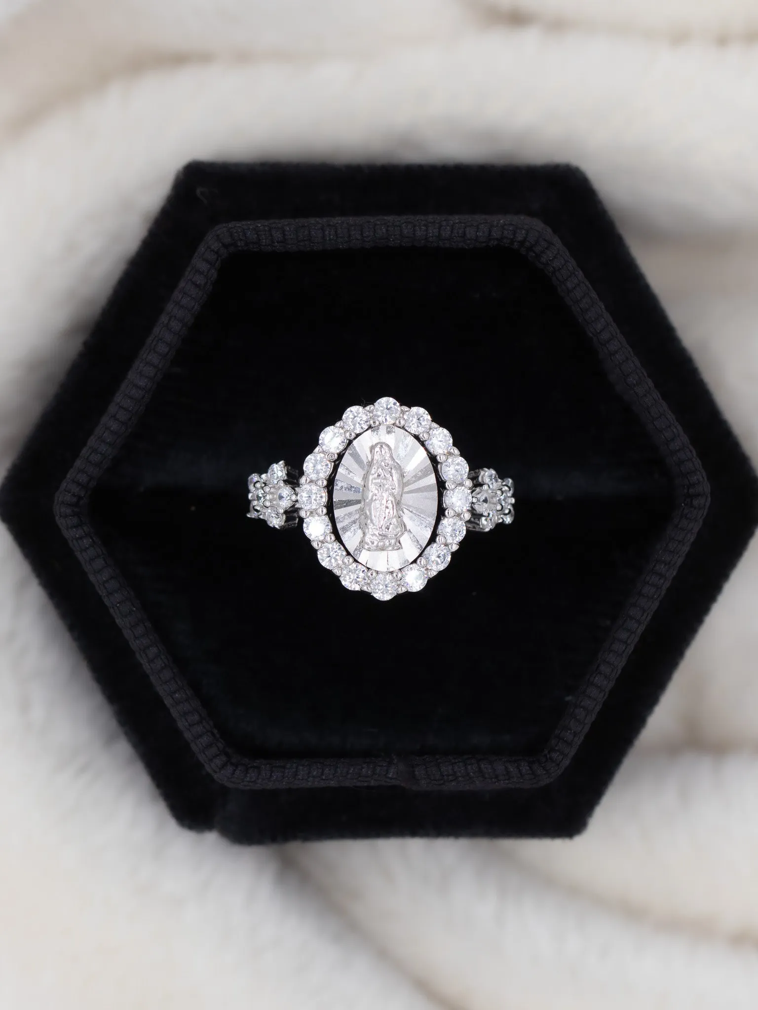 Sterling Silver Flor de Maria Ring