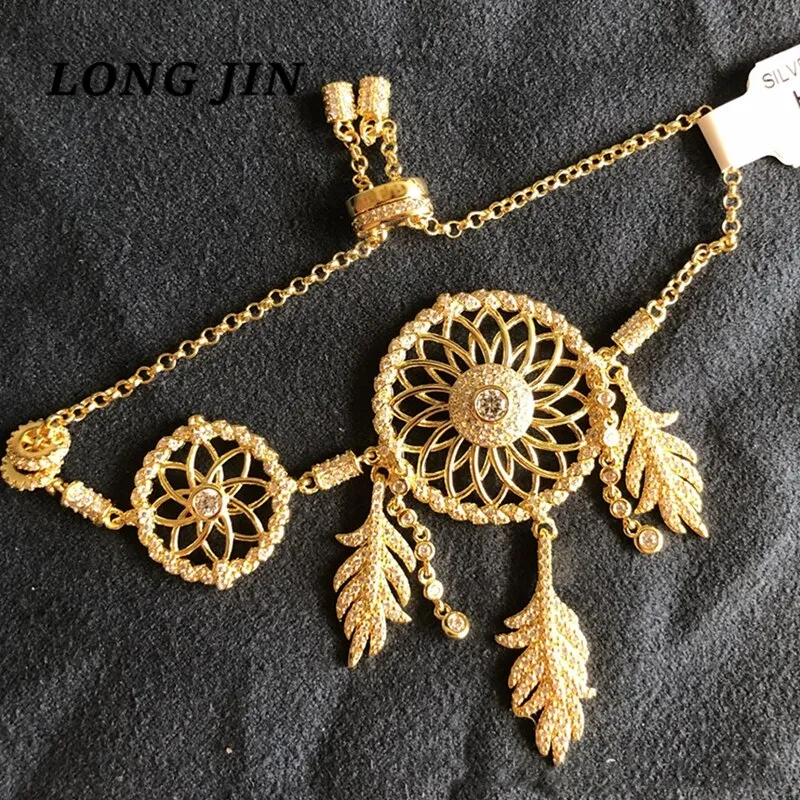 Tassel Dreamcatcher Shiny Zircon Female Bracelet