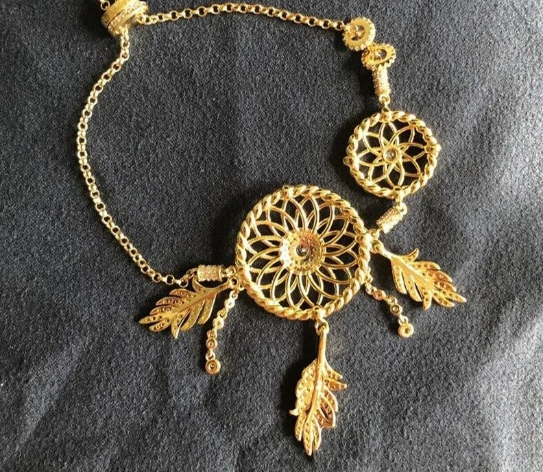 Tassel Dreamcatcher Shiny Zircon Female Bracelet