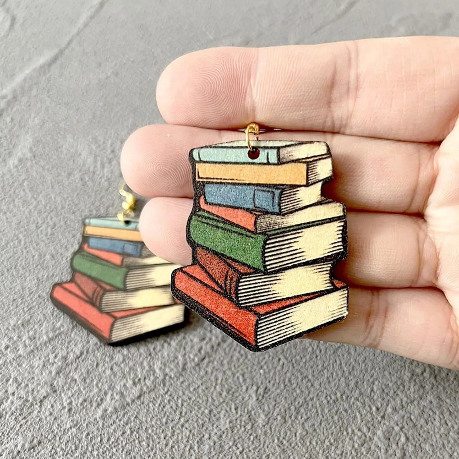 Teacher Earrings for Women Cute Apple Pencil Book Crayon Dangle Earrings Teacher Appreciation Gifts Outfits Shirts Accessories