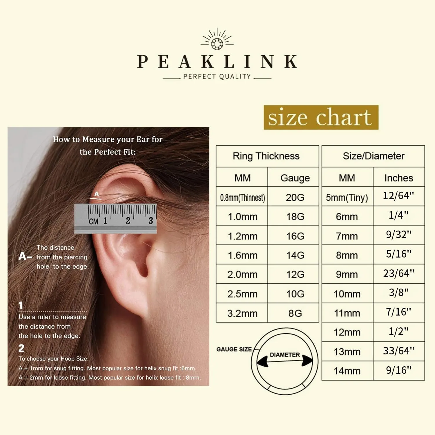 Teadrdrop Nose Hoop Ring 16G Septum Ring Septum Jewelry Opal CZ Daith Earring Surgical Steel Hinged Segment Seamless Clicker Ring Tragus Rook Helix Cartilage Conch Hoop Piercing Jewelry 8mm 10mm