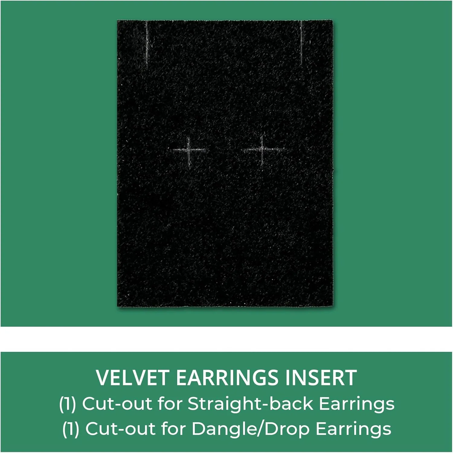 TheDisplayGuys - 24-Pack Cardboard Kraft Paper Jewelry Gift Boxes w. Velvet Padding - Earrings - Matte Black - #11 (2.1" x 1.6" x 0.8")