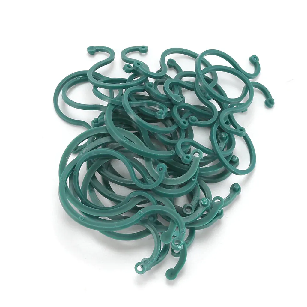 Tildenet Mixed Size Twisty Plant Rings (Pack of 50)