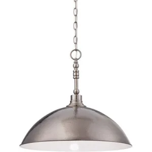 Timarron 1 Light Large Pendant in Antique Nickel