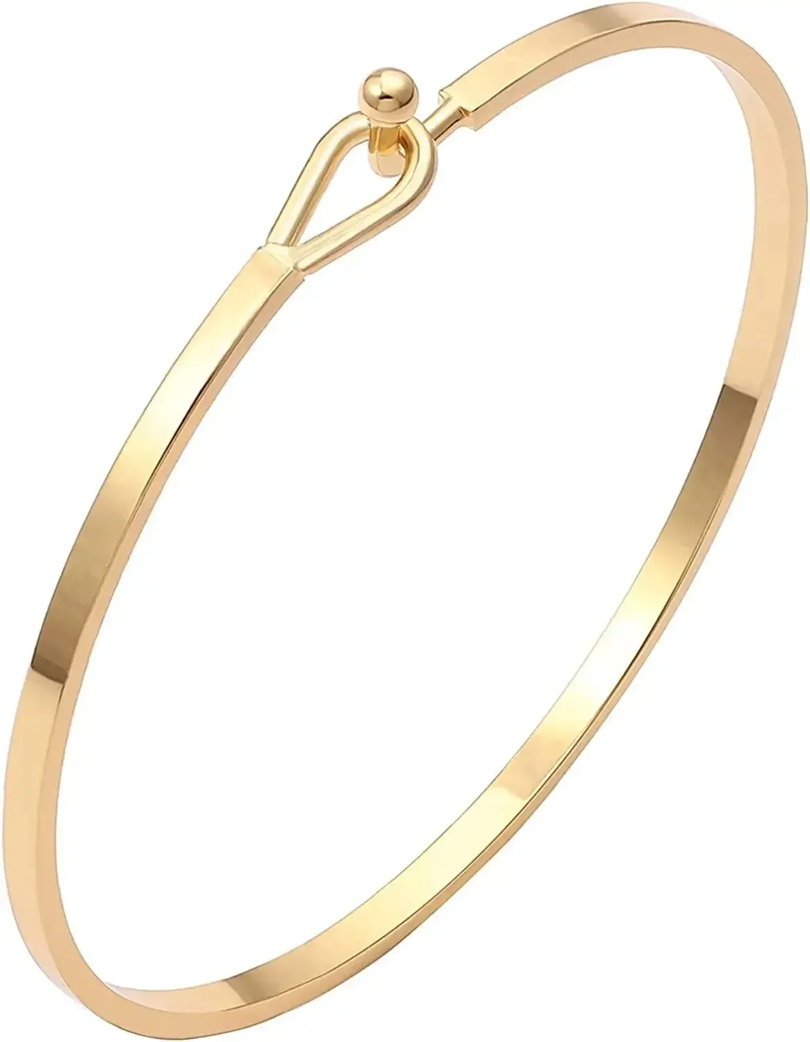 Titanium Steel Bracelet for Women Simple Delicate Thin Cuff Bangle Bracelet for women
