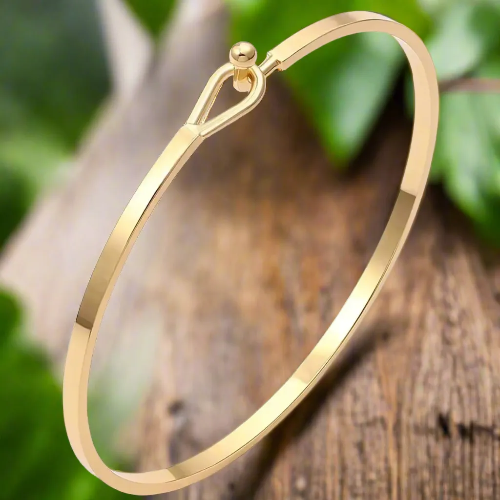 Titanium Steel Bracelet for Women Simple Delicate Thin Cuff Bangle Bracelet for women