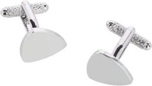 Trafalgar Men's Stefano Shield Brass Engravable Cufflinks