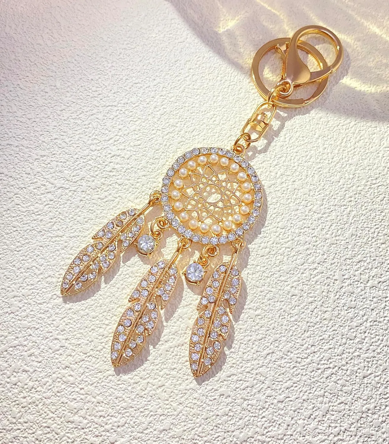 Unique Luck Keychain for Friendship Women Mom Sister Girlfriend Her Cute Charms Key Ring for Purse Handbags