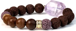 Unique Natural Fragrances, Royal Master Craftsmanship, Featuring Five Purely Natural Scents Contain Genuine Natural Crystals - 10mm beads