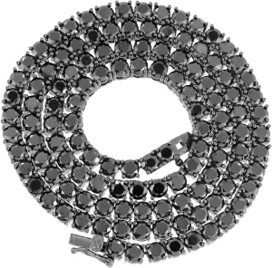 Unisex NEW 4mm 1 Row Tennis Necklace Choker Chain Lab Created Diamonds 4MM Solitaires Multi Color 16-24 inches Brcelet 6.5-9 inches