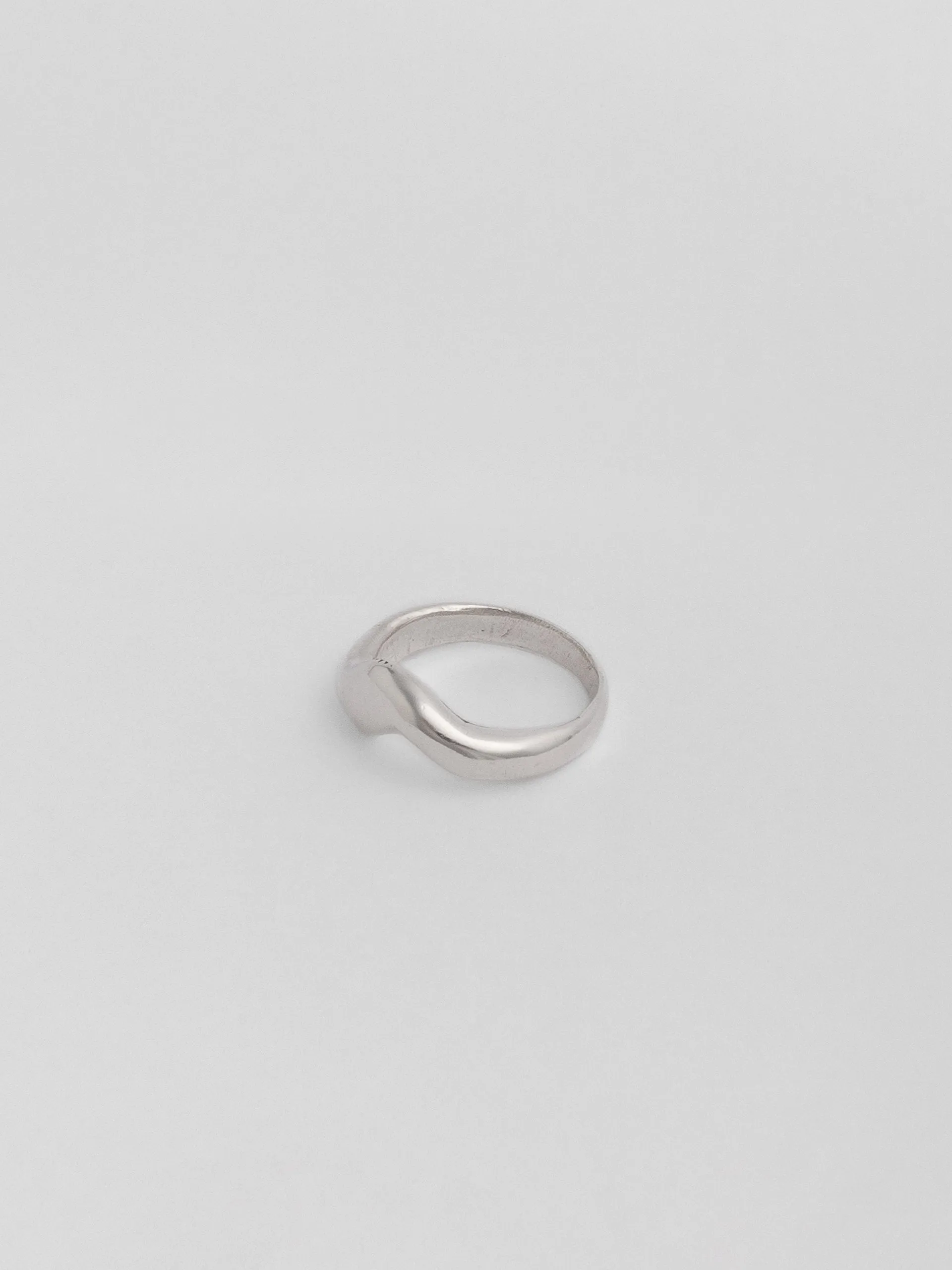 Until Then Ripple Band Silver
