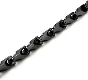 Urban Jewelry Unique Astro Snake 22 Inches Men's Tungsten Golden Toned or Silver Link Necklace Chain (Heavy, Solid)