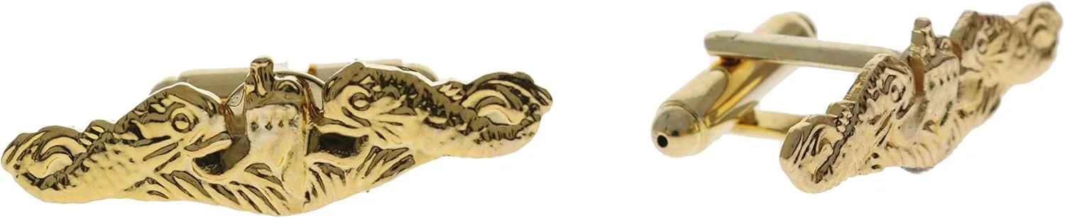 USN Navy Submarine Insignia (Gold) Dress Cuff Links HON14737C F2D34N