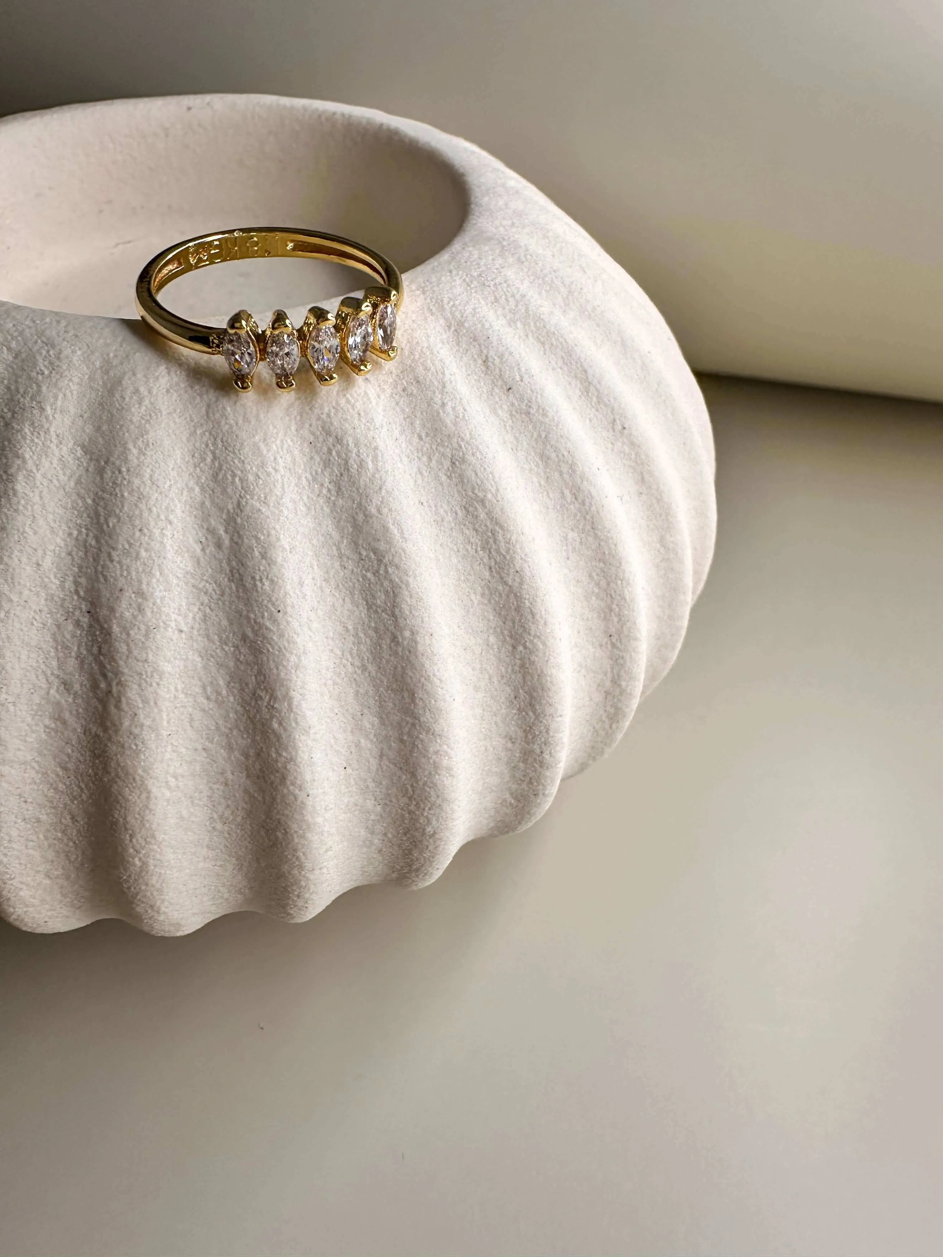 Velani Luxe Marquise CZ Ring