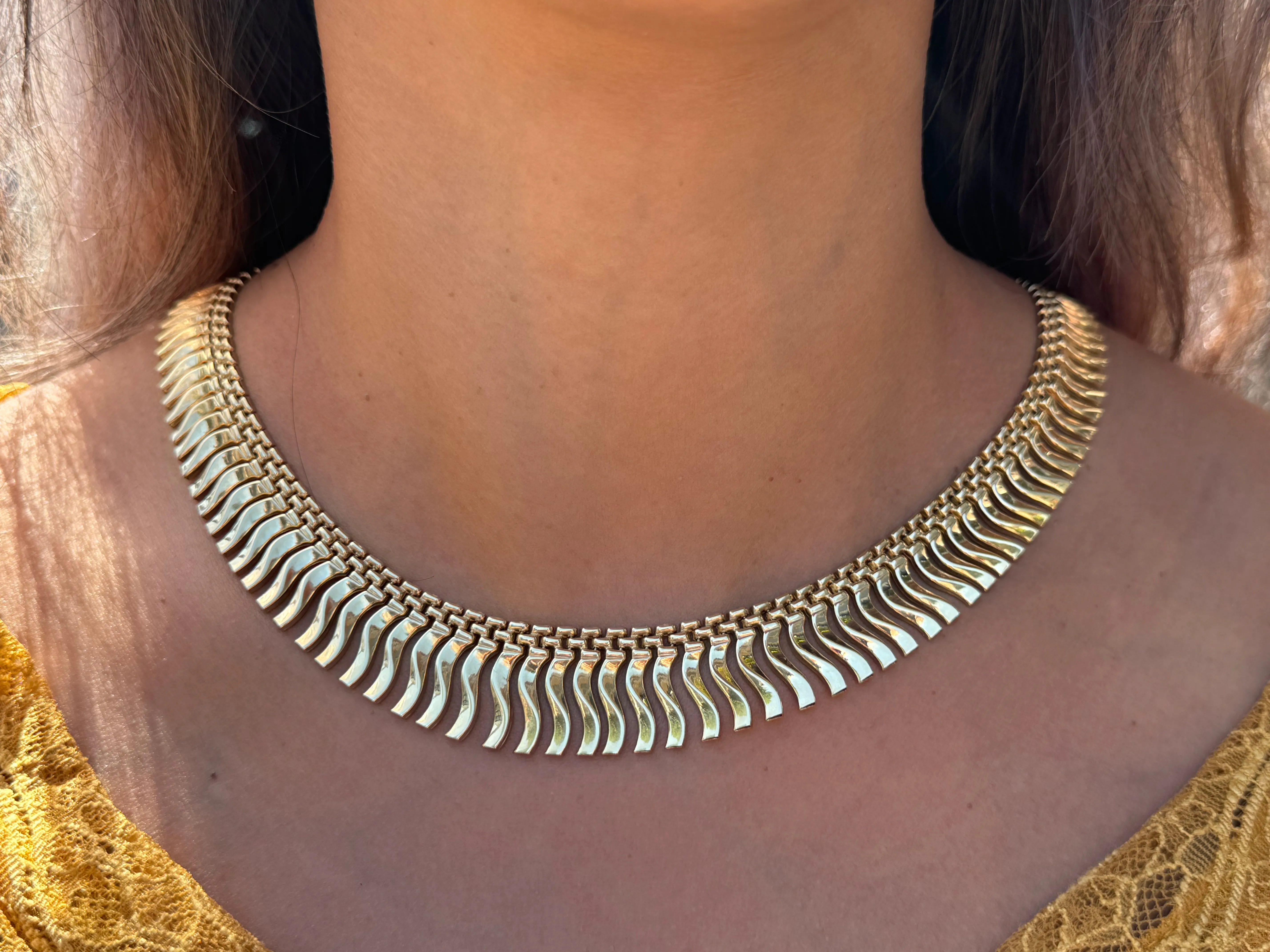 Vintage 14 carat gold collier