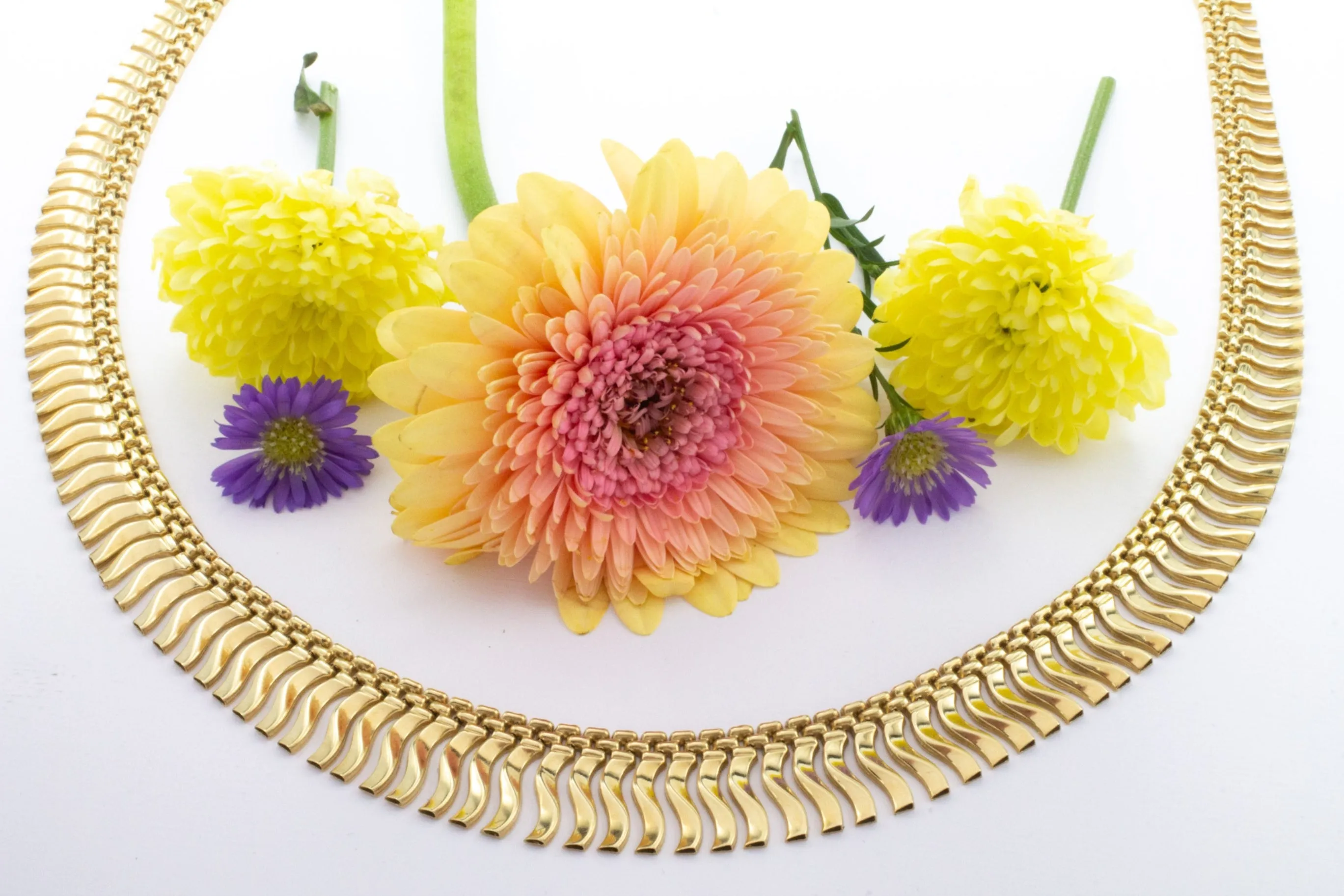 Vintage 14 carat gold collier