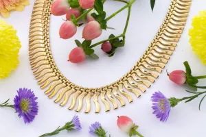 Vintage 14 carat gold collier