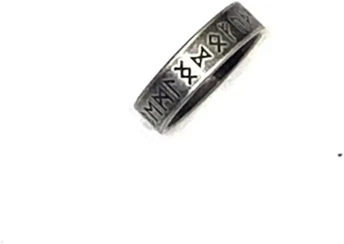 Vintage Viking Rune Ancient Ring Men's Retro Punk Party Accessories Jewelry Gifts-N45