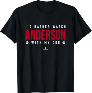 Watch Tyler Anderson with My Dog Los Angeles MLBPA T-Shirt