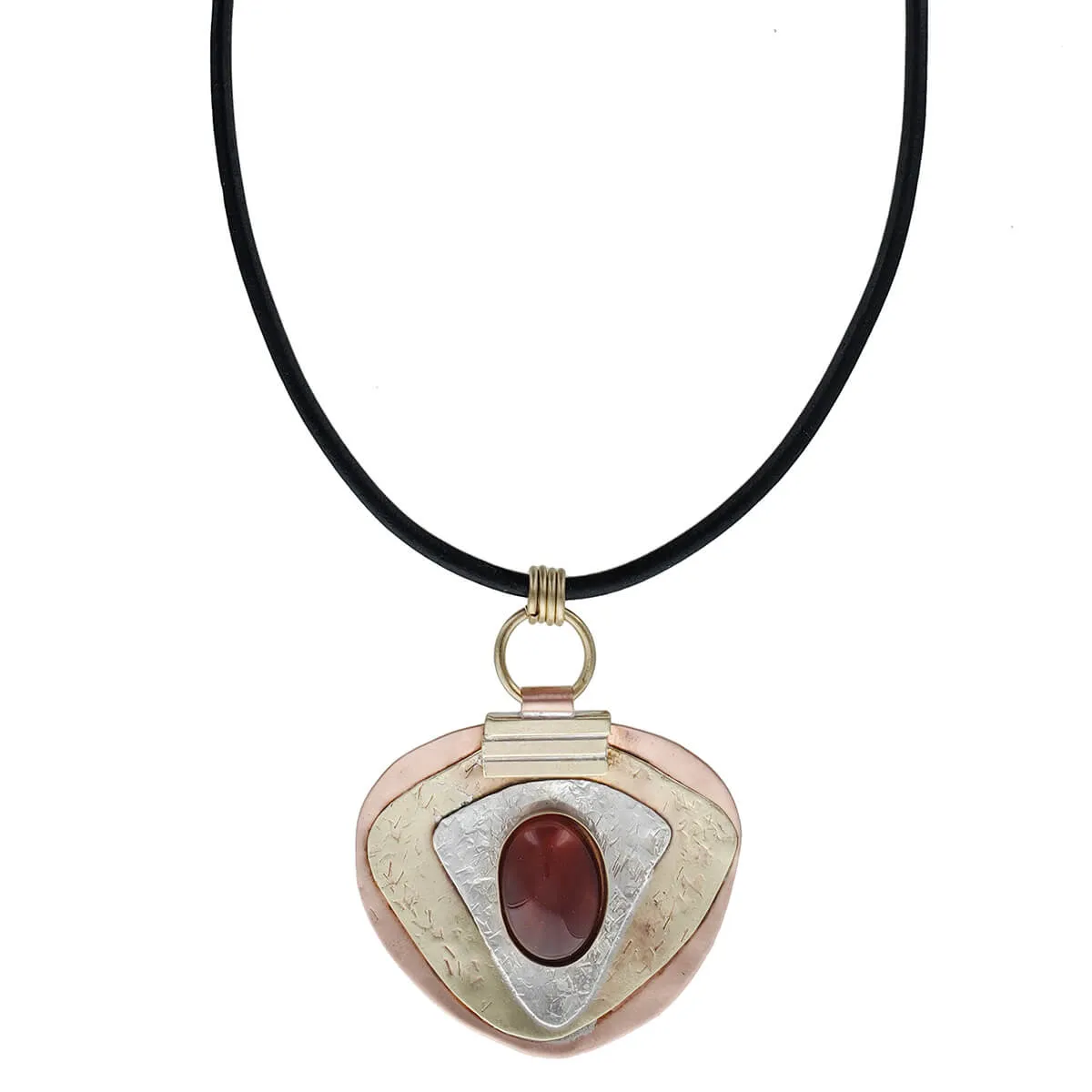 Whitney Designs Radiant Carnelian Pendant Necklace